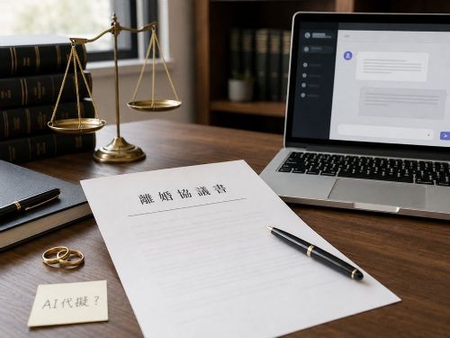 離婚協議書可以用 AI 或網路範本代擬嗎？律師認為恐拿下半生幸福開玩笑